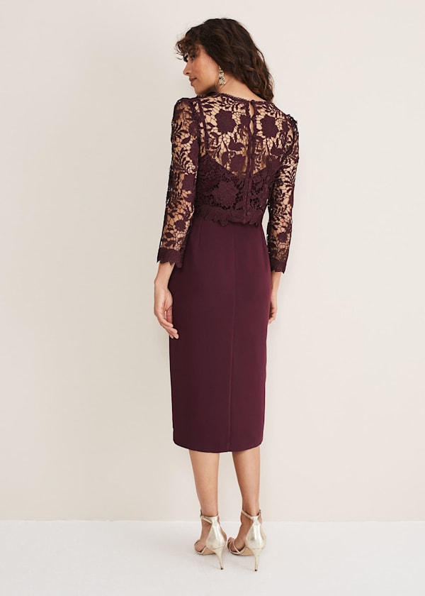 Adeline Double Layer Lace Dress