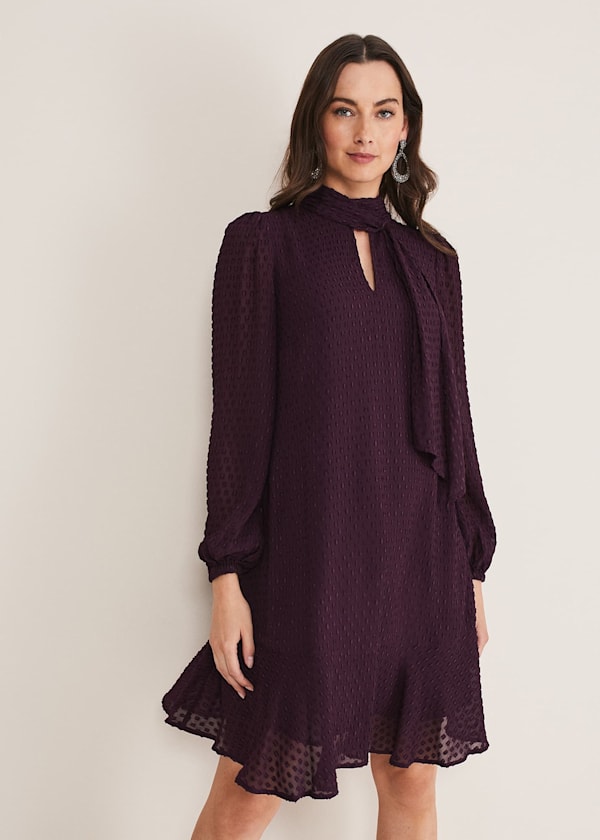 Everly Textured Swing Dress