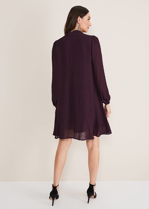 Everly Textured Swing Dress