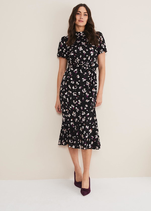 Kensley Print Puff Sleeve Dress