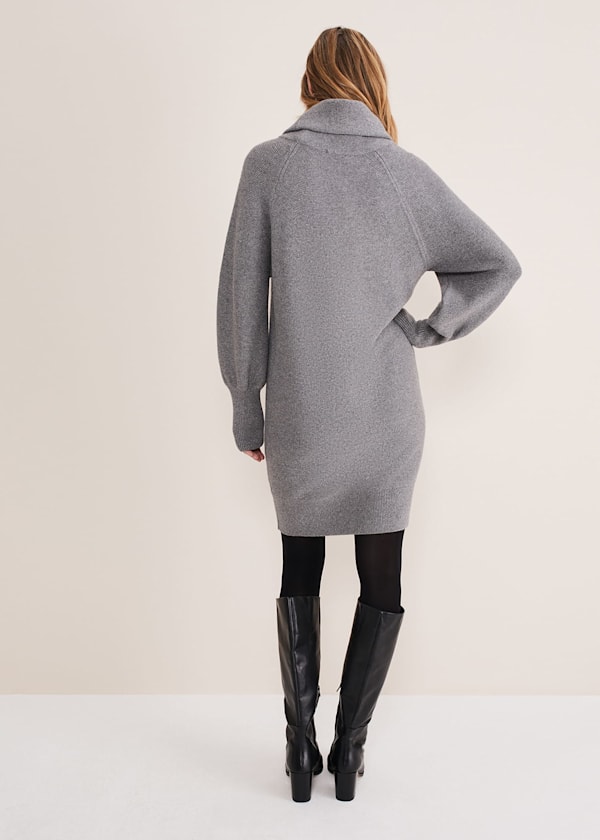 Dahlie Knitted Chunky Jumper Dress