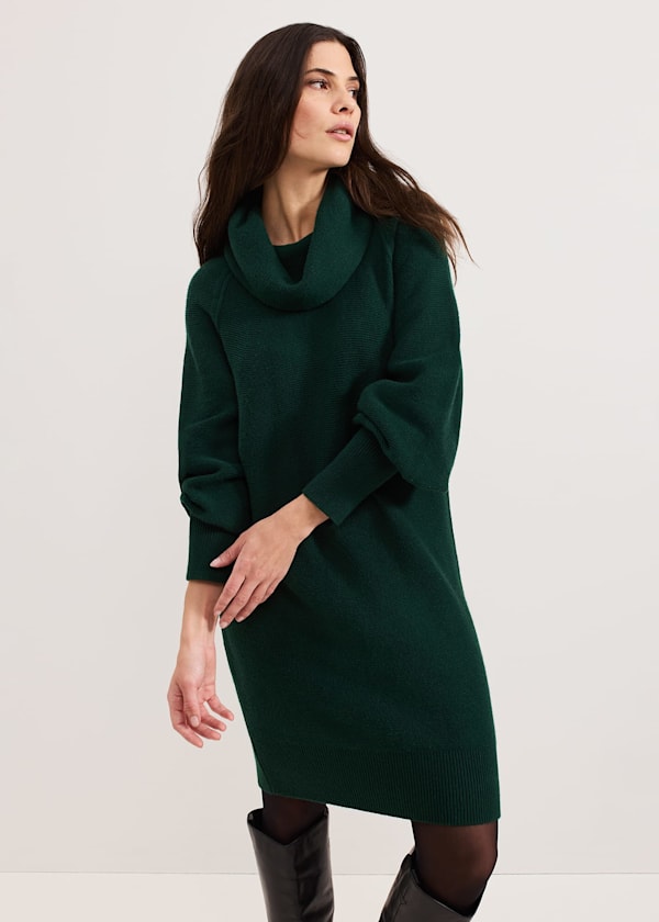 Dahlie Knitted Chunky Jumper Dress