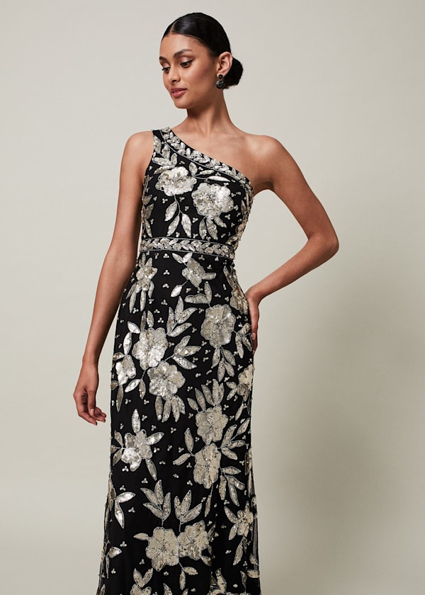 Serafina Embellished Maxi Dress