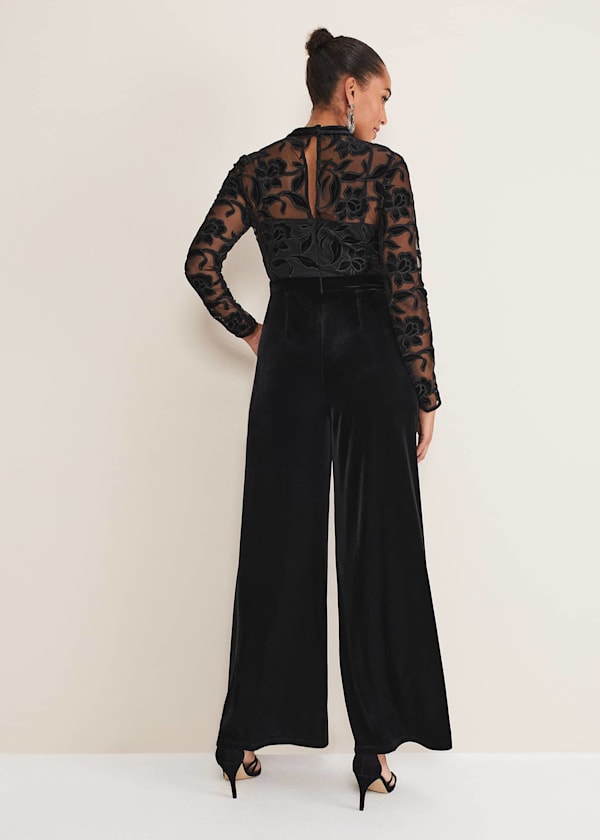 Angelica Velvet Jumpsuit