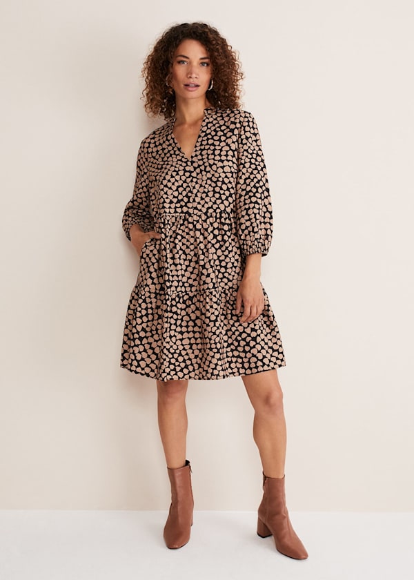 Kesia Hearts Swing Dress