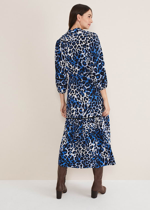 Ava Leopard Midaxi Dress