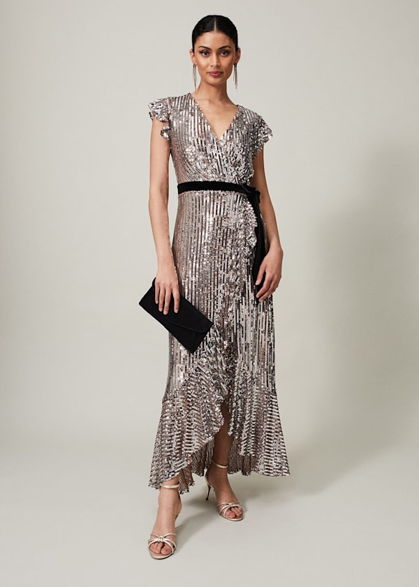 Enja Sequin Maxi Dress