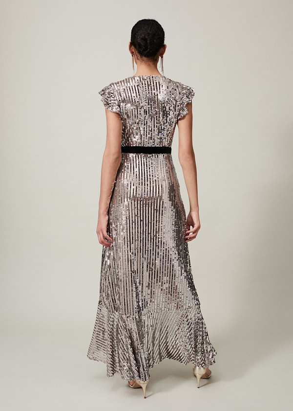 Enja Sequin Maxi Dress