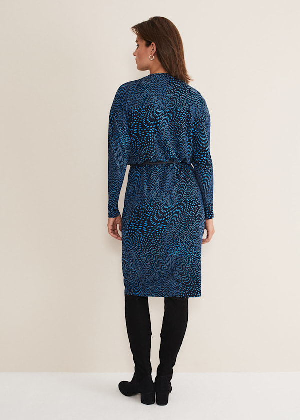 Pinna Print Jersey Dress
