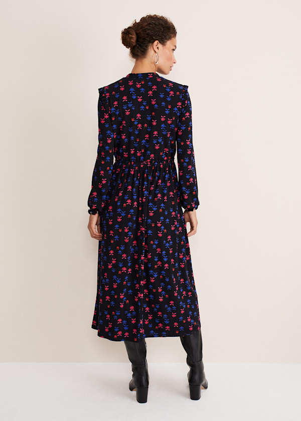 Karleen Ditsy Midi Dress