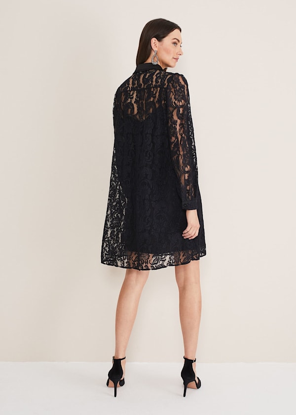 Maisy Lace Swing Dress