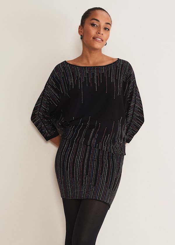 Becca Batwing Knitted Dress