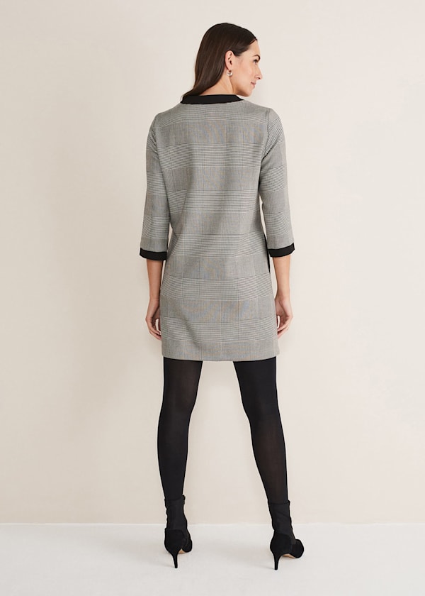Soraya Check Midi Dress