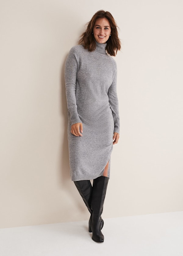 Dahlie Knitted Chunky Jumper Dress