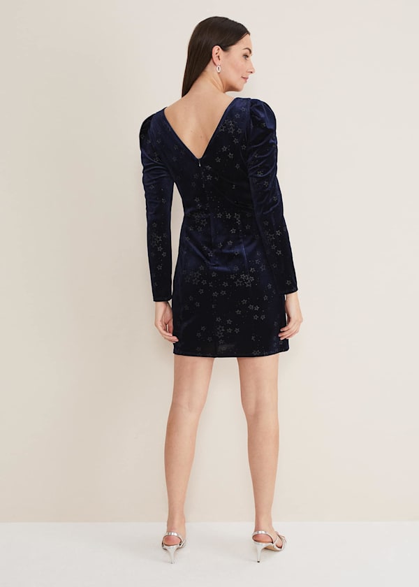 Daria Velvet Star Dress