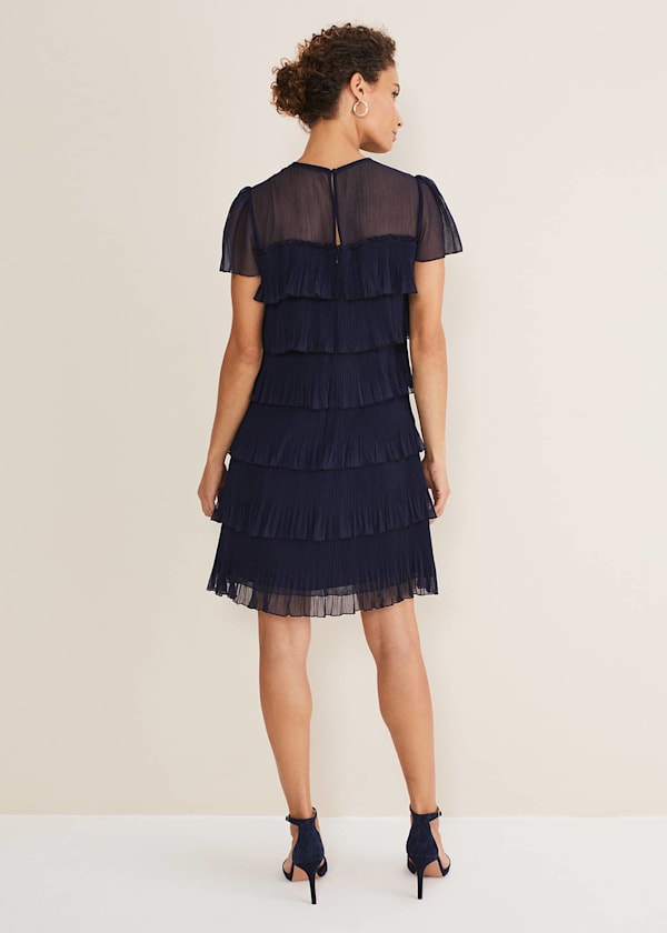 Mimi Pleated Mini Dress