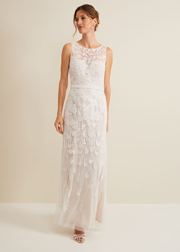 Ottilie Beaded Maxi Wedding Dress