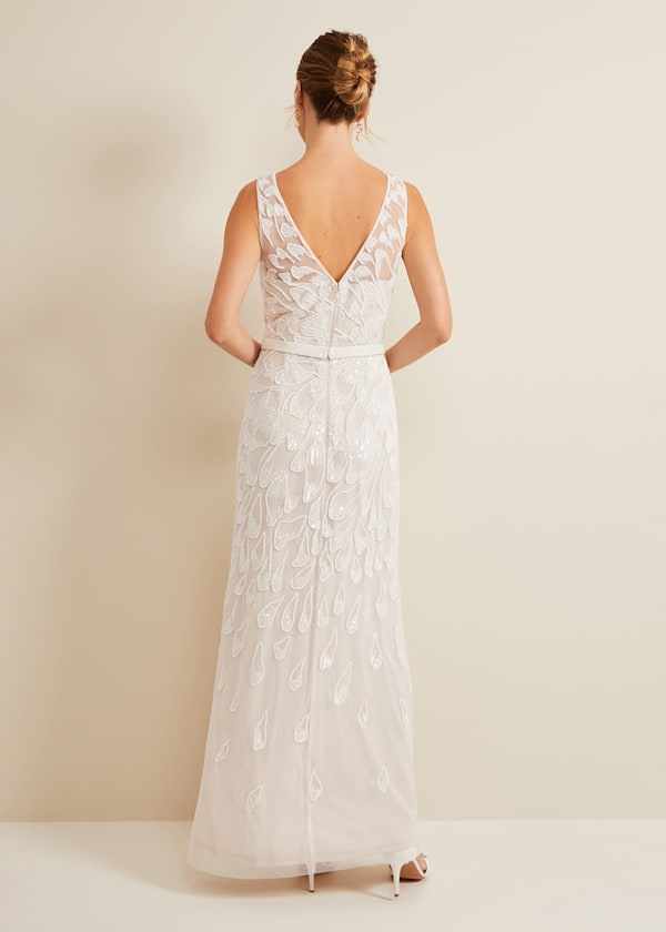 Ottilie Beaded Maxi Wedding Dress