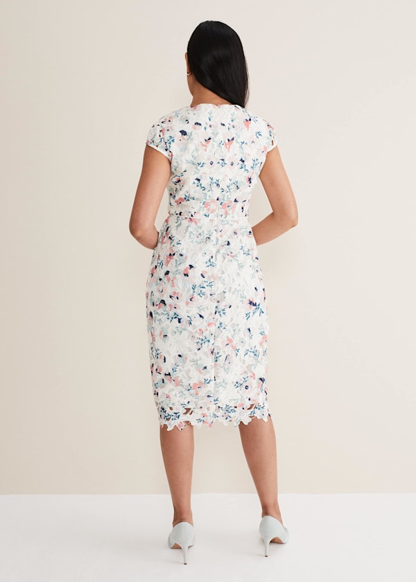 Petite Franky Floral Lace Dress