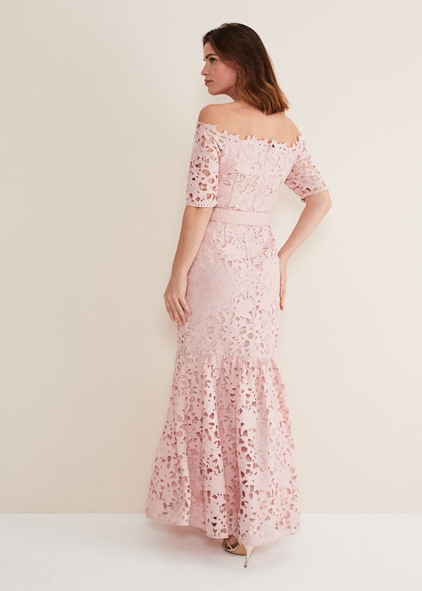 Tallulla Lace Bardot Maxi Dress