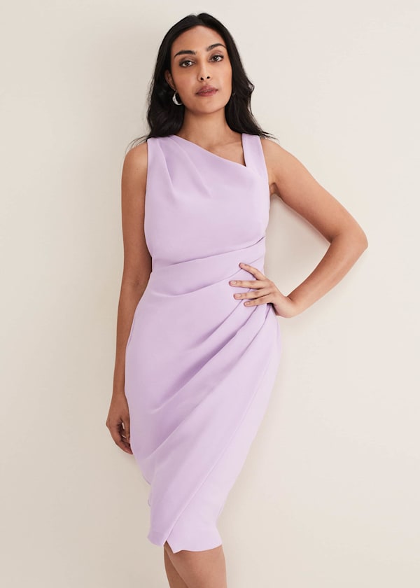 Petite Emmie Asymmetric Hem Dress