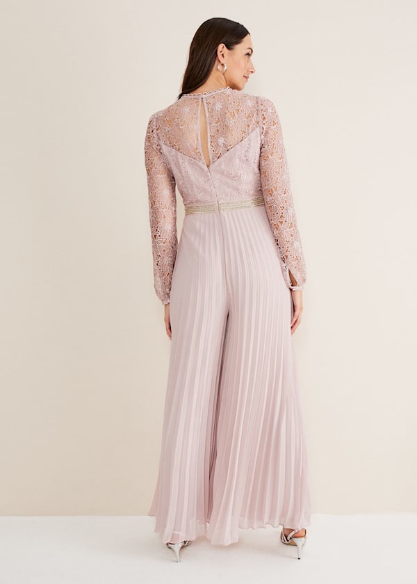 Isla Lace Wide Leg Jumpsuit