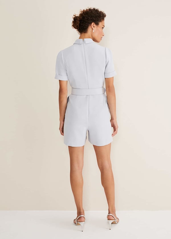 Etta Embelished Collar Playsuit