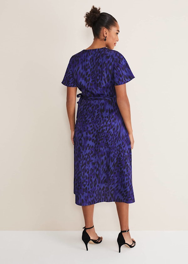 Colletta Print Wrap Dress