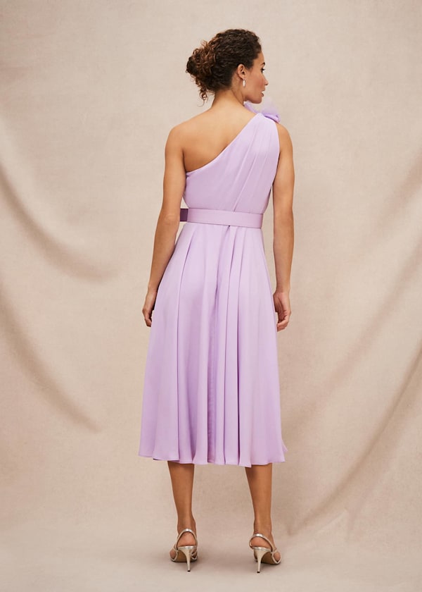 Kiki One Shoulder Midi Dress