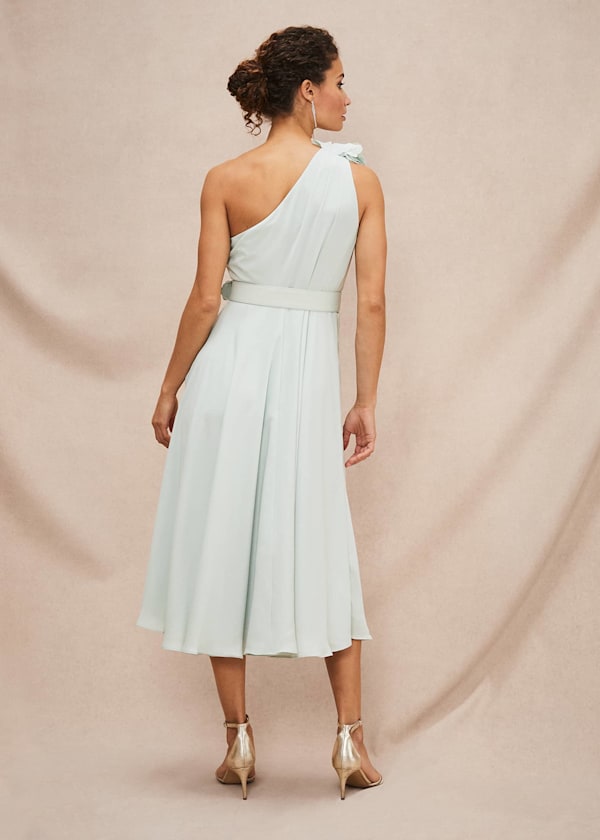 Kiki One Shoulder Midi Dress