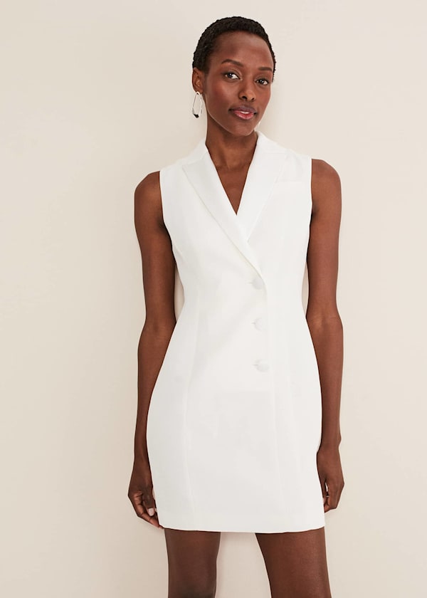 Lolicia Sleeveless Tux Dress