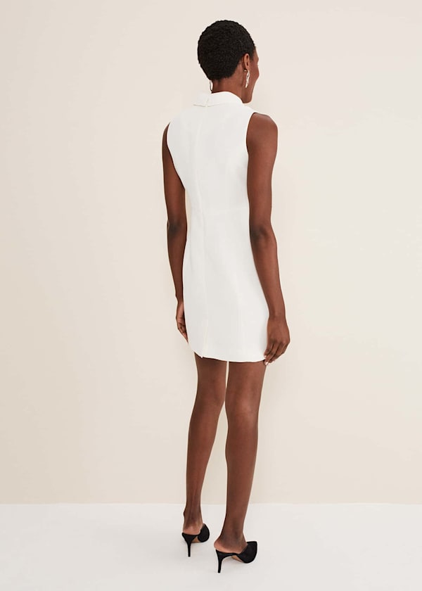 Lolicia Sleeveless Tux Dress