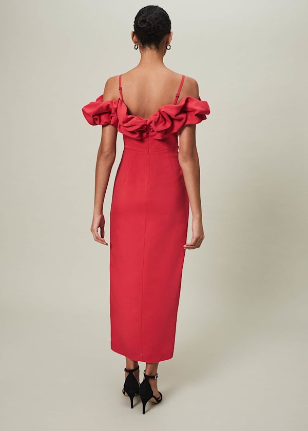 Mallory Off The Shoulder Midaxi Dress