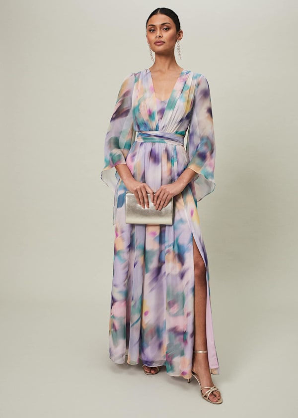 Selene Printed Maxi Dress