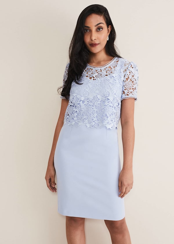 Petite Isabella Lace Midi Dress