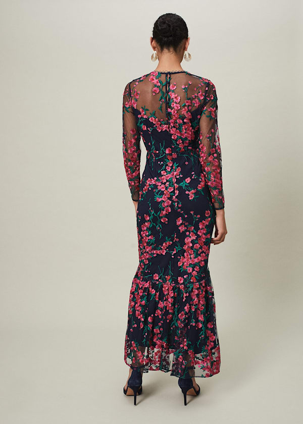 Trisha Embroidered Maxi Dress