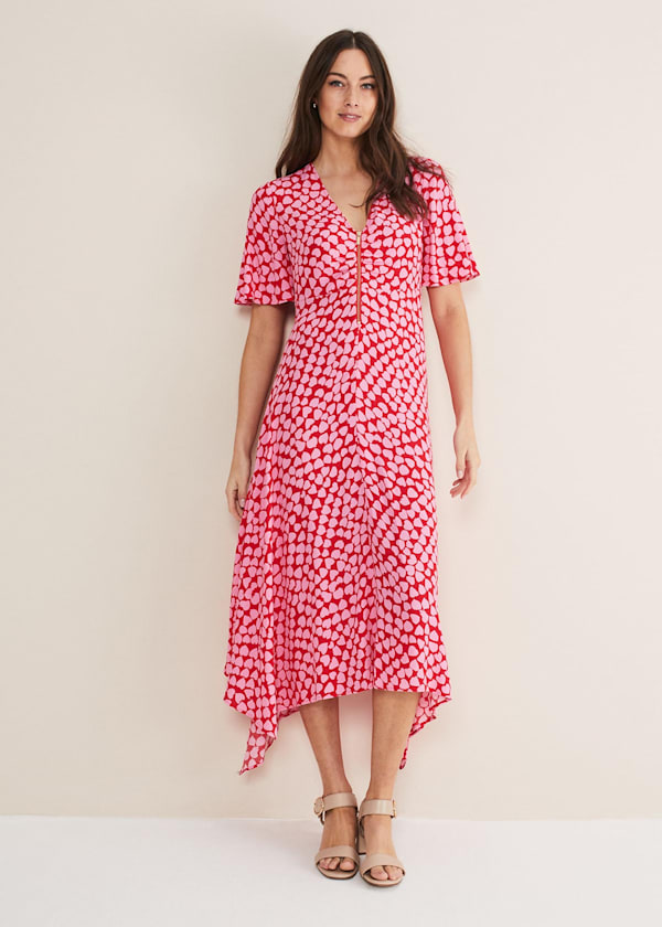 Darcie Heart Midi Dress