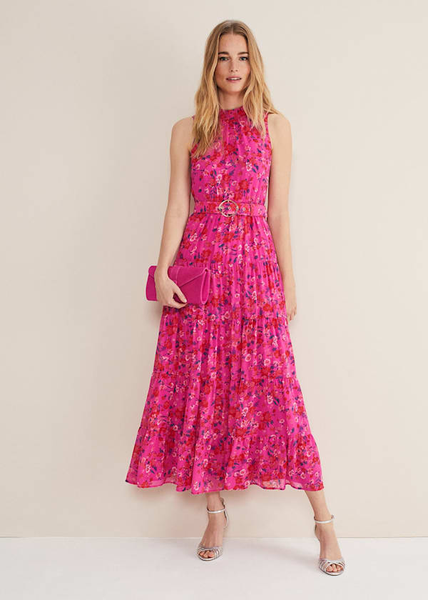 Kara Floral Tiered Maxi Dress