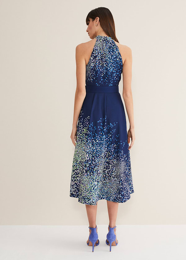 Clea Ditsy Midi Dress