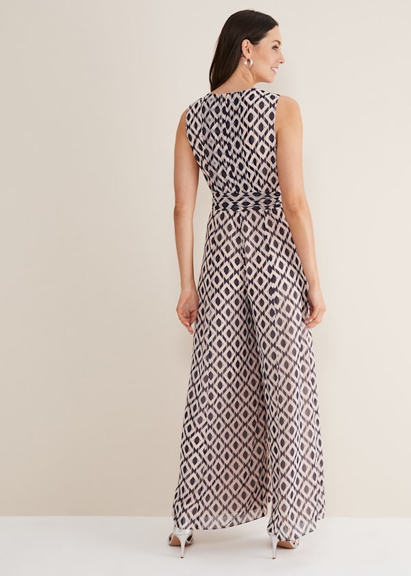 Janine Geo Wide Leg Jumpsuit