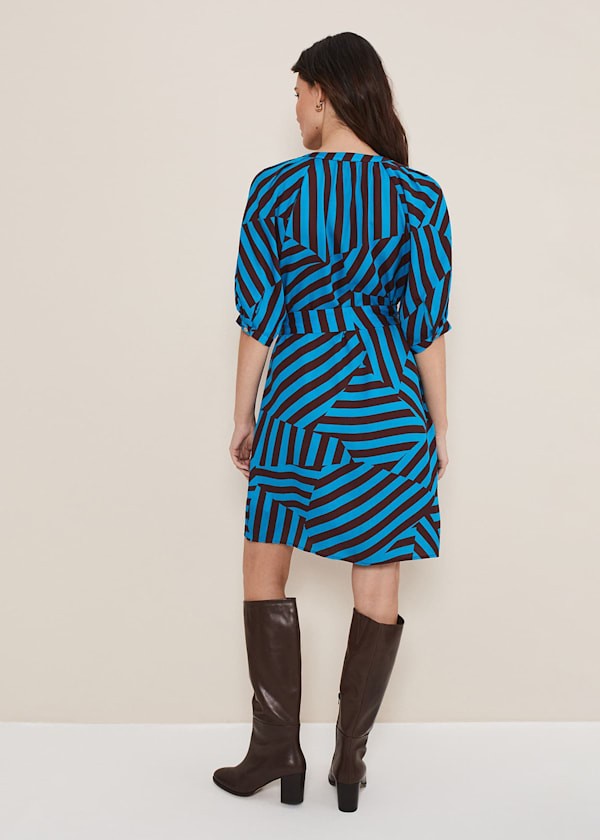 Rosella Striped Mini Dress