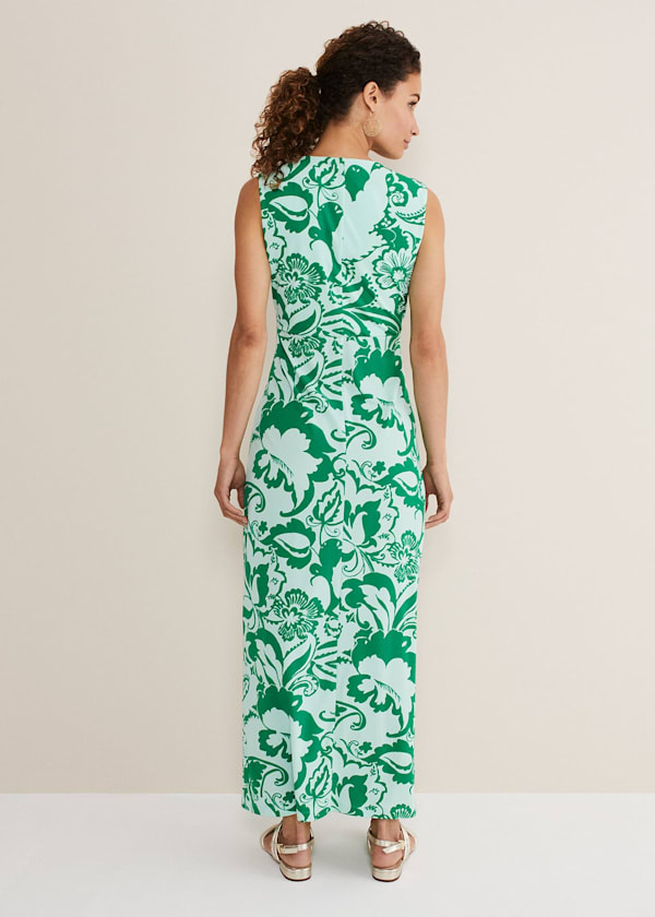 Asiya Paisley Jersey Maxi Dress