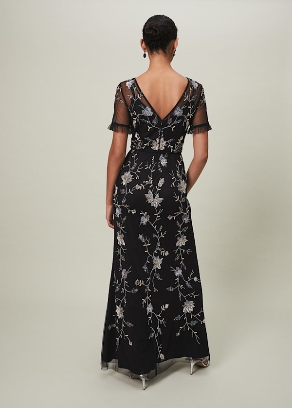 Sierra Sequin Floral Dress