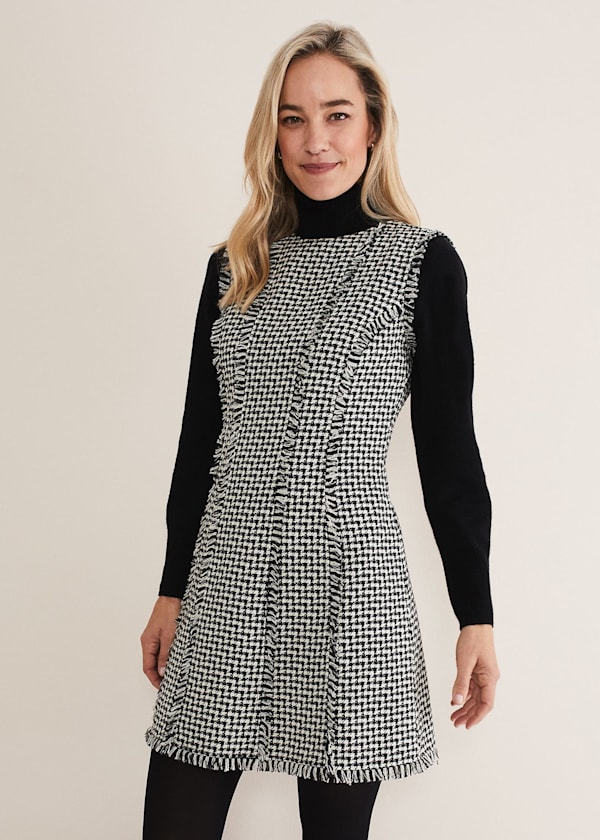 Arie Tweed Mini Dress