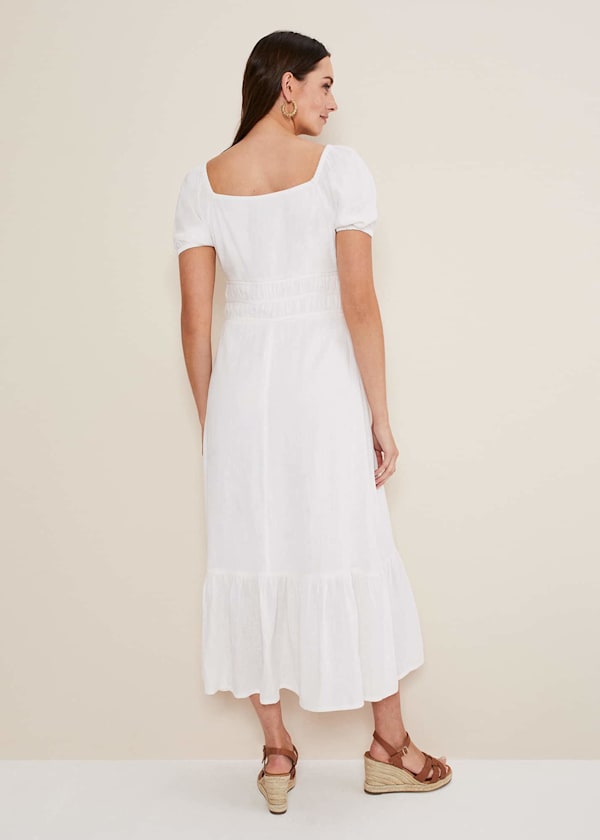 Maribella Linen Midi Dress