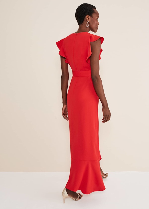 Phoebe Frill Maxi Dress