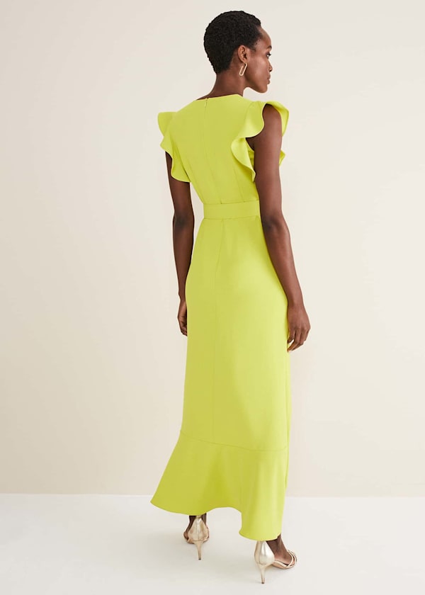 Phoebe Frill Maxi Dress
