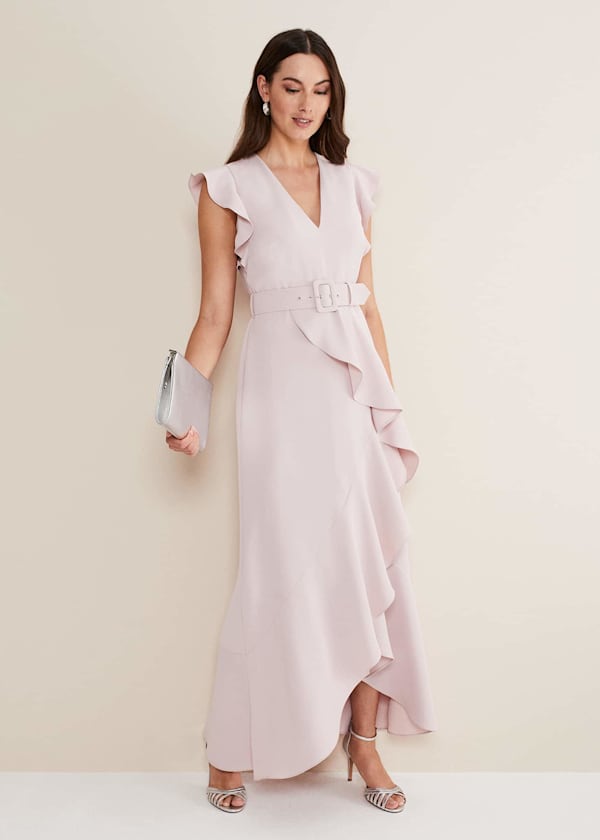 Phoebe Frill Maxi Dress