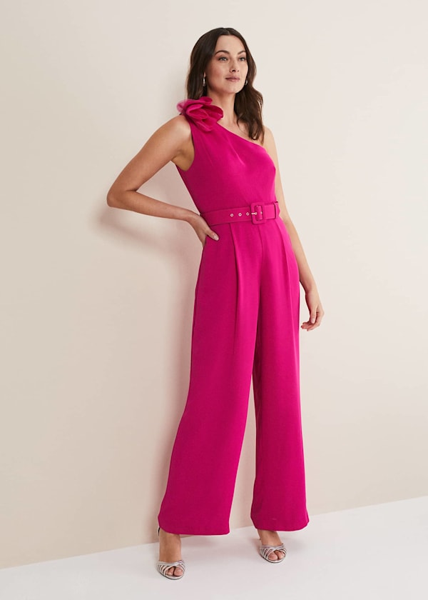 Luisa One Shoulder Jumpsuit