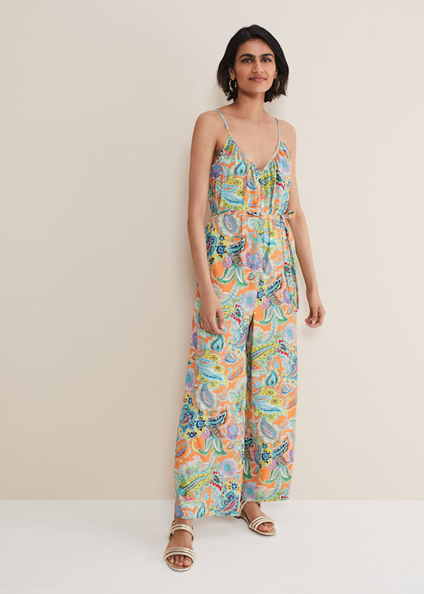 Lou Printed Paisley Boilersuit